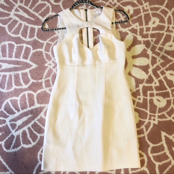BCBGeneration White dress with cutouts - Picture 1 of 5